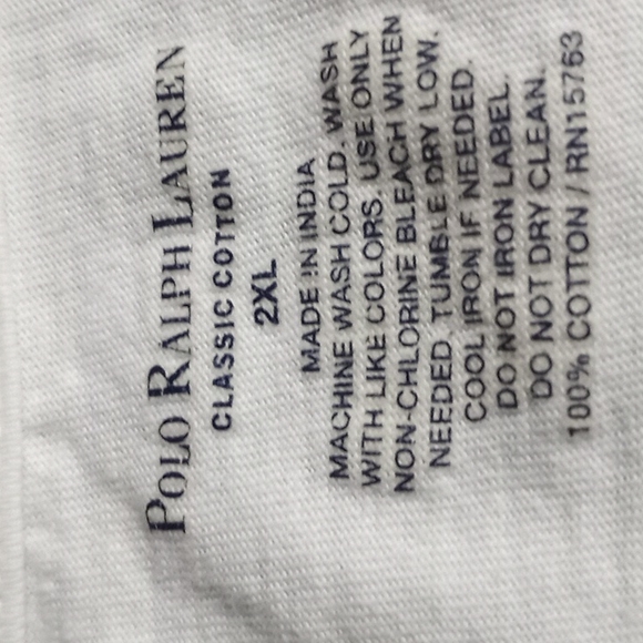 Classic Ralph Lauren Polo ss white tee sz 2XL - Picture 3 of 8